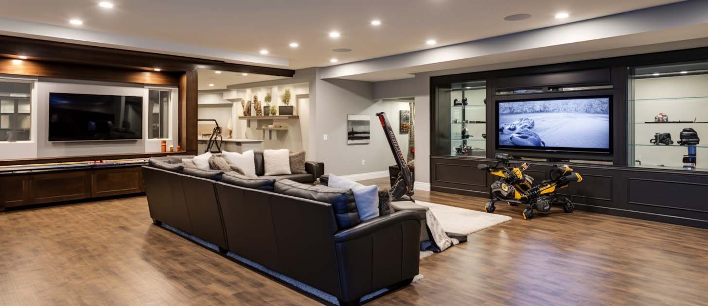 Entertainment Room - Calgary Dream Home Renovations